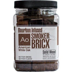 Smoker Bricx Bourbon Infused American Oak BBQ Smoking Chunks 32oz(Smoker Bricx Bourbon Infused American Oak Bbq Smoking Chunks 32oz)
