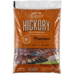 Traeger PEL319 Hickory Pellets 20 LB Bag(Traeger Pel319 Hickory Pellets 20 Lb Bag)