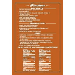 Traeger PEL329 Turkey Pellet Blend With Brine Kit 20 LB Bag(Traeger Pel329 Turkey Pellet Blend With Brine Kit 20 Lb Bag) -Barbecue Supplies Store 1587667619jpg