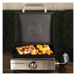 Blackstone ORIGINAL Series 1814 Tabletop Griddle With Hood, 12.5K Btu Propane(Blackstone Original Series 1814 Tabletop Griddle With Hood 12 5k Btu Propane) -Barbecue Supplies Store 1814b