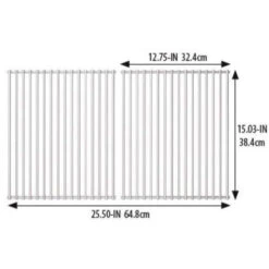 Broil King 18652 Stainless Steel Cooking Grids For Crown And Signet(Broil King Stainless Steel Cooking Grids For Crown And Signet 18652)