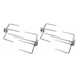GrillPro 60120 Universal Replacement Rotisserie Meat Forks For 3/8-IN Spit Rod (2 Pack)(Copy Of Grillpro 60120 Universal Replacement Rotisserie Meat Forks For 3 8 In Spit Rod)