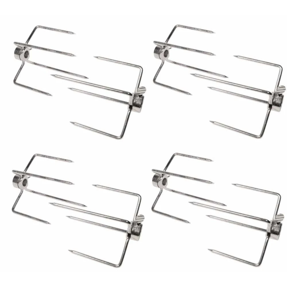 GrillPro 60120 Universal Replacement Rotisserie Meat Forks For 3/8-IN Spit Rod (4 Pack)(Grillpro 60120 Universal Replacement Rotisserie Meat Forks For 3 8 In Spit Rod 4 Pack) 1 GrillPro 60120 Universal Replacement Rotisserie Meat Forks For 3/8-IN Spit Rod (4 Pack)(Grillpro 60120 Universal Replacement Rotisserie Meat Forks For 3 8 In Spit Rod 4 Pack)