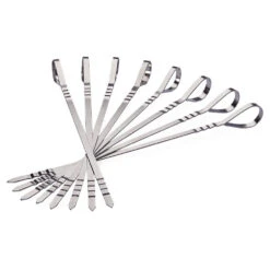 Napoleon Grills 70015 Eight Stainless Steel Multifunctional Skewers(Napoleon Grills 70015 Eight Stainless Steel Multifunctional Skewers)