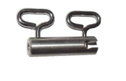 E-Z Que Cradle Rotisserie Stainless Steel Lock Arm Fork Meat Holder Gas Grill(E Z Que Cradle Rotisserie Stainless Steel Lock Arm Fork Meat Holder Gas Grill) -Barbecue Supplies Store Knuckle1