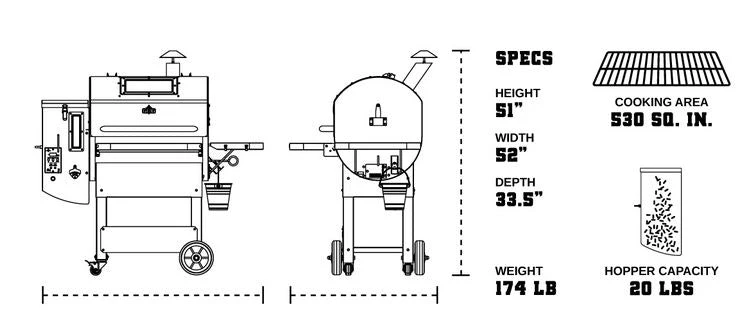 Green Mountain WiFi Smart Controlled Grill And Smoker LEDGE PRIME 2.0(Green Mountain Wifi Smart Controlled Grill And Smoker Ledge Prime 2 0) 3 Green Mountain WiFi Smart Controlled Grill And Smoker LEDGE PRIME 2.0(Green Mountain Wifi Smart Controlled Grill And Smoker Ledge Prime 2 0) - Image 3