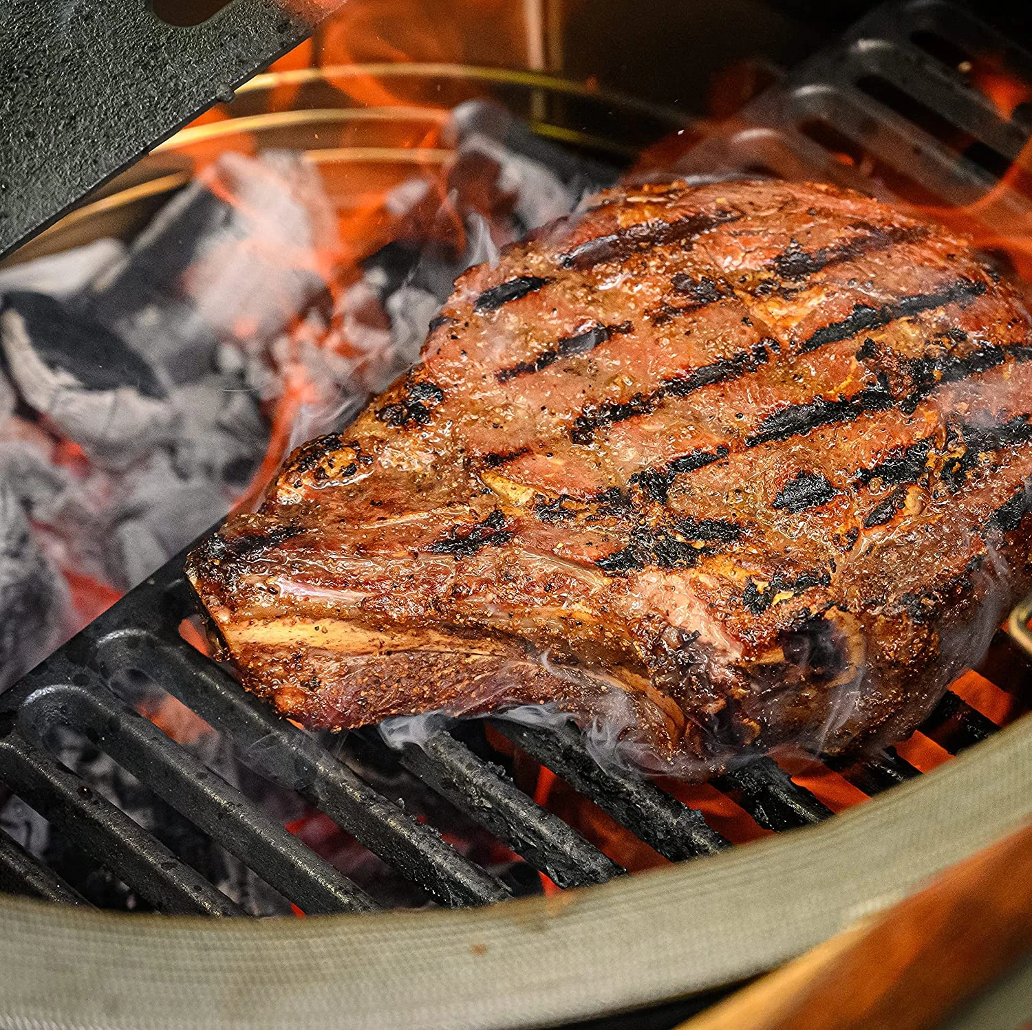 Kamado Joe Half Moon Cast Iron Cooking Grate For Classic Joe® (KJ-HCICG)(Kamado Joe Half Moon Cast Iron Cooking Grate For Classic Joe® Kj Hcicg) 4 Kamado Joe Half Moon Cast Iron Cooking Grate For Classic Joe® (KJ-HCICG)(Kamado Joe Half Moon Cast Iron Cooking Grate For Classic Joe® Kj Hcicg) - Image 4