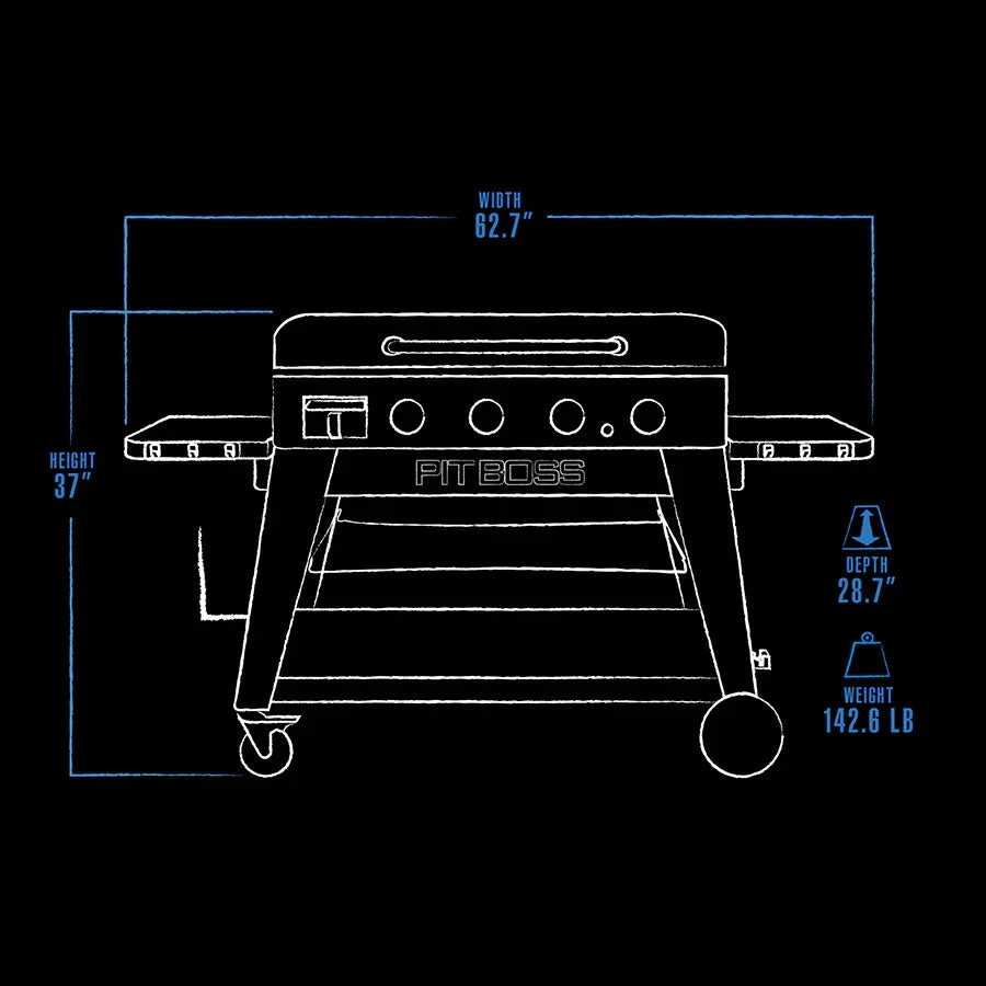 Pit Boss 4-Burner Ultimate Lift-Off Griddle(Pit Boss 4 Burner Ultimate Lift Off Griddle) 3 Pit Boss 4-Burner Ultimate Lift-Off Griddle(Pit Boss 4 Burner Ultimate Lift Off Griddle) - Image 3
