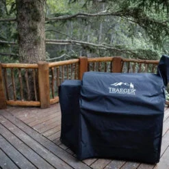 Traeger Grills BAC380 Pro 34 & Elite 34 Grill Cover (Full-Length)(Traeger Grills Bac380 Pro 34 Elite 34 Grill Cover Full Length) -Barbecue Supplies Store traeger 34 series full length grill cover lifestyle
